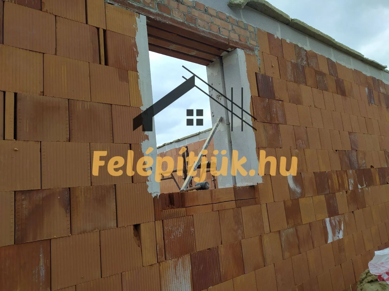 Pilisszántó — Családi ház szerkezetépítés — 11. kép