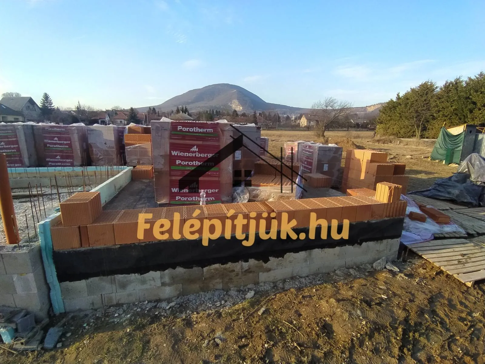 Pilisszántó — Családi ház szerkezetépítés — 14. kép
