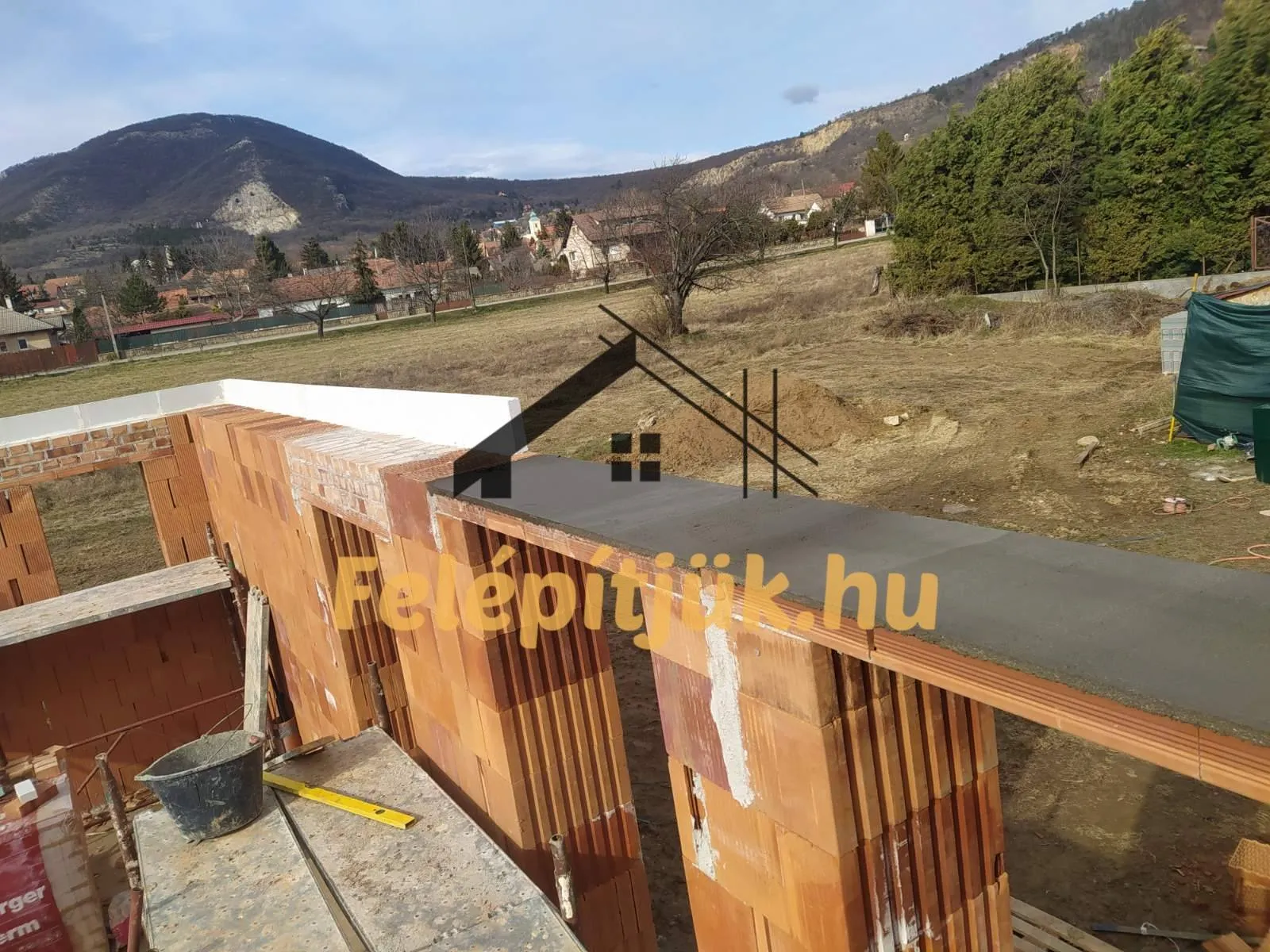 Pilisszántó — Családi ház szerkezetépítés — 17. kép