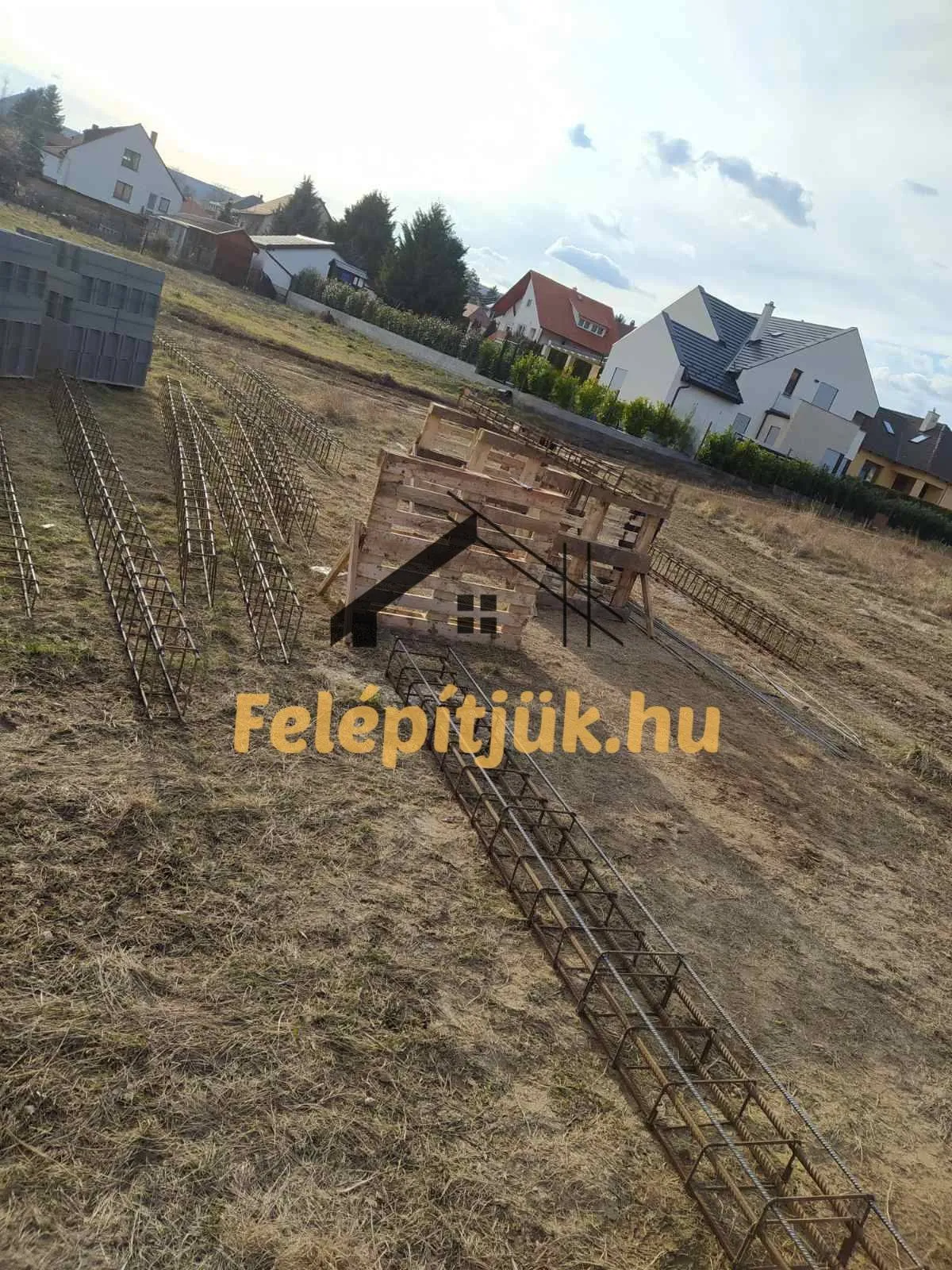 Pilisszántó — Családi ház szerkezetépítés — 18. kép