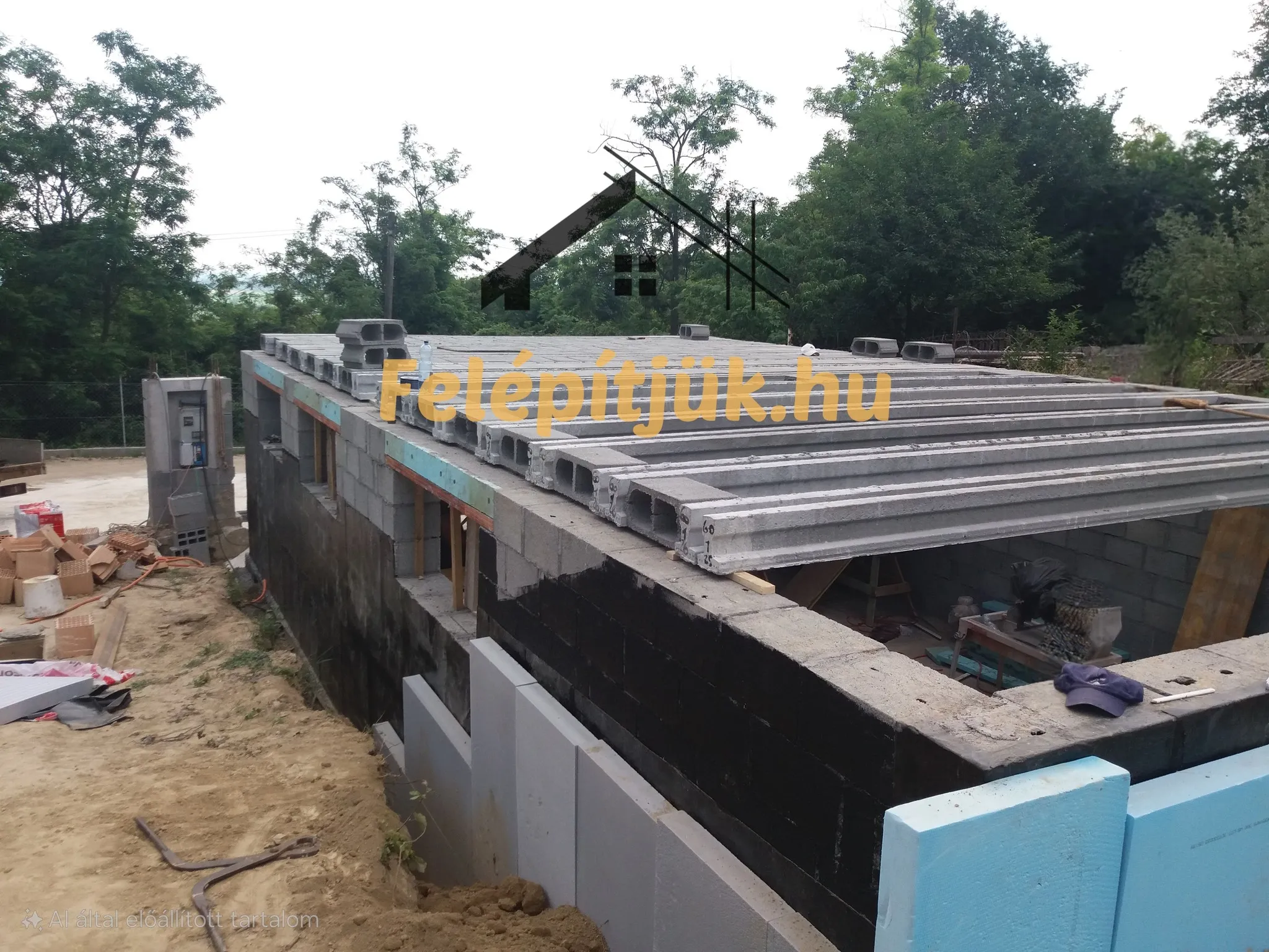 Zsámbék — Családi ház generálkivitelezése — 3. kép